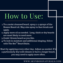 Load image into Gallery viewer, Bosses Beard Oil (Unscented)